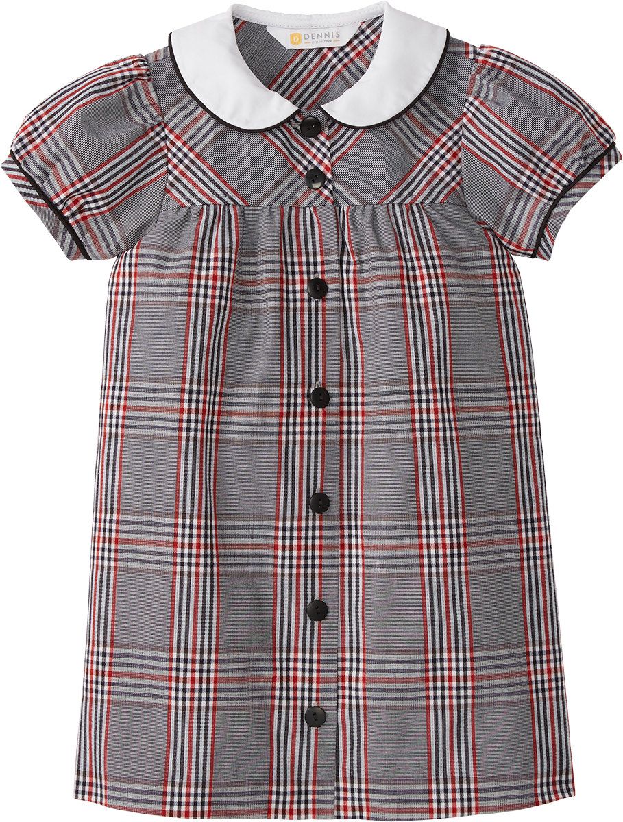 Short Sleeve Peter Pan Collar Dress