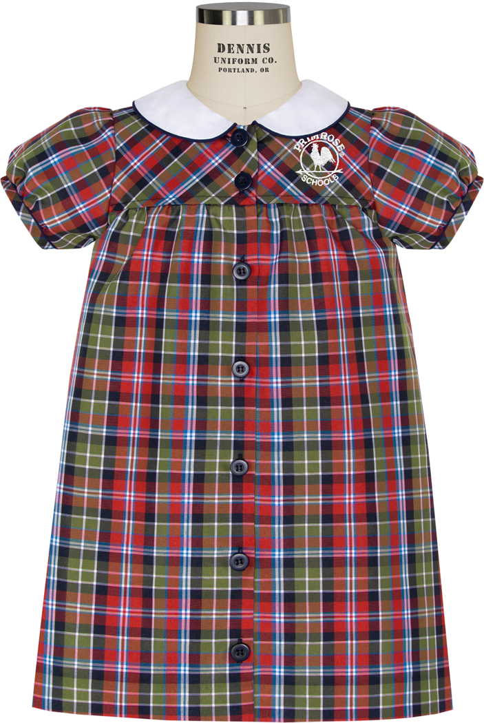 Short Sleeve Peter Pan Collar Dress