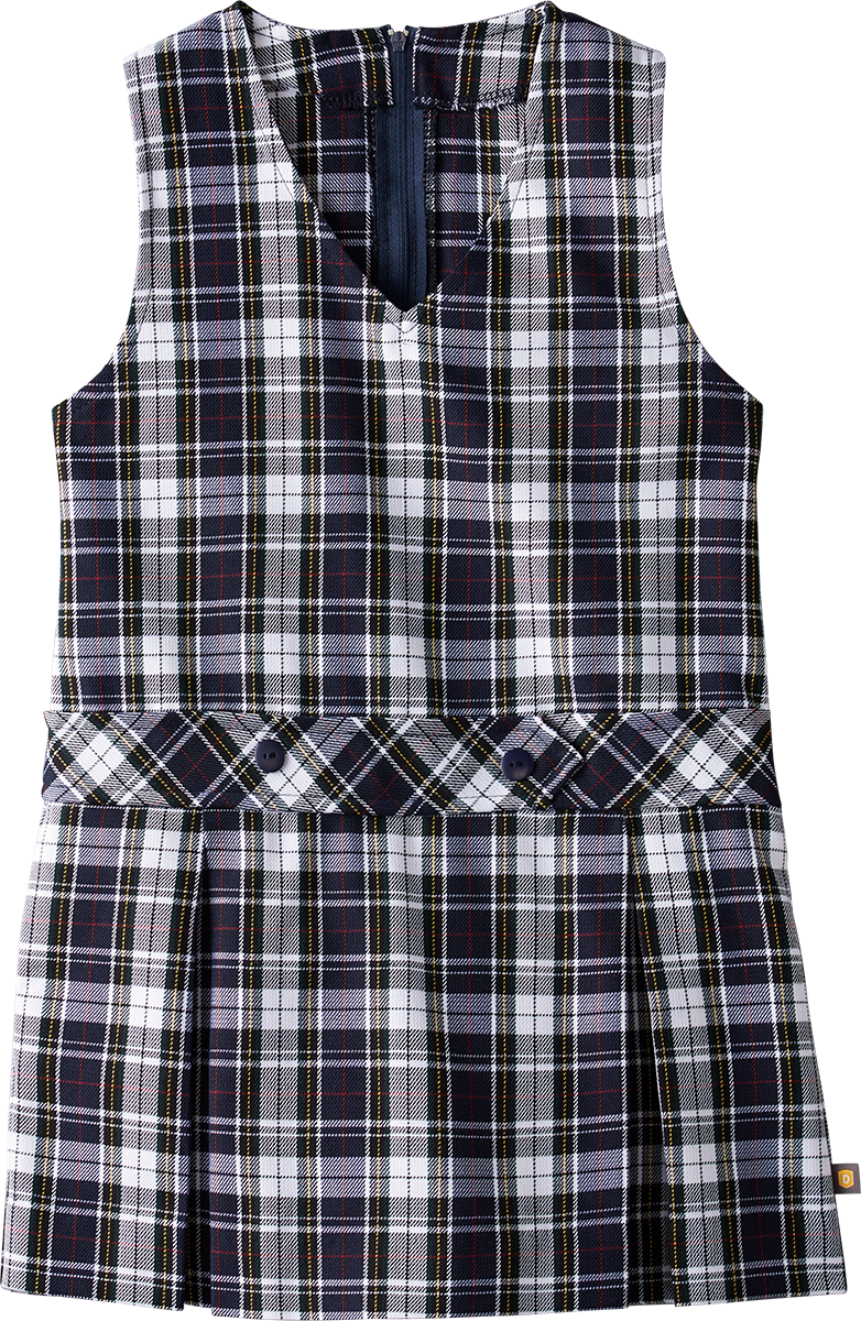 V-Neck Drop Waist Jumper