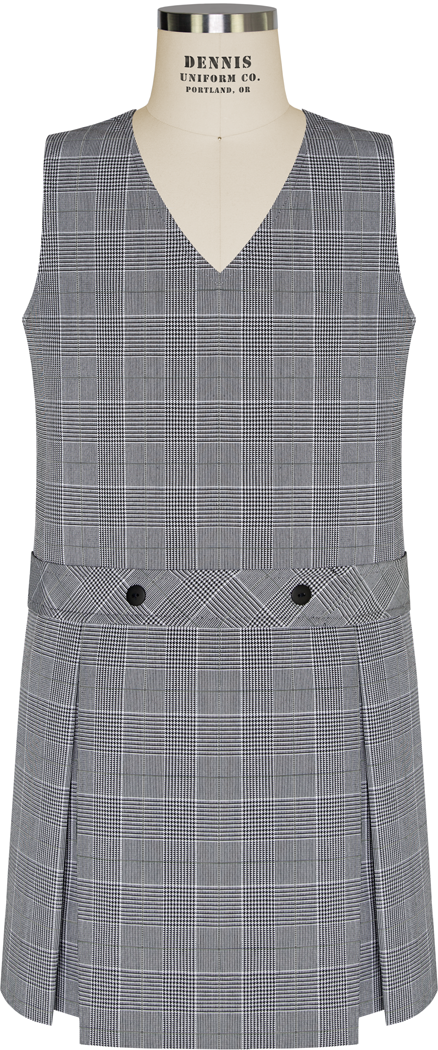 V-Neck Drop Waist Jumper