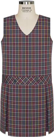 V-Neck Drop Waist Jumper