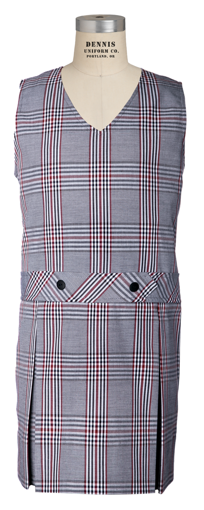 V-Neck Drop Waist Jumper
