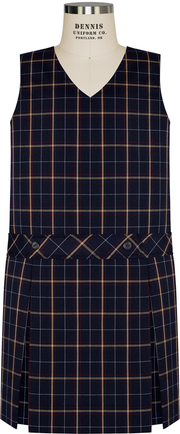 V-Neck Drop Waist Jumper