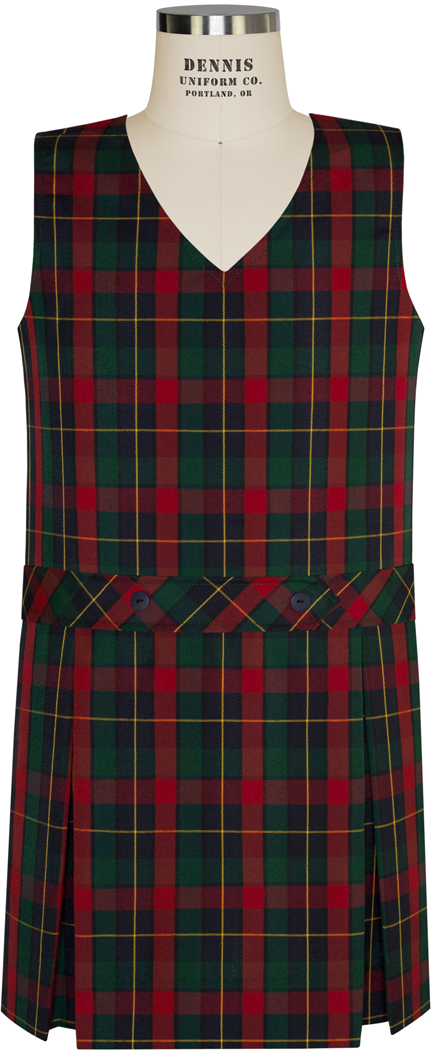 V-Neck Drop Waist Jumper
