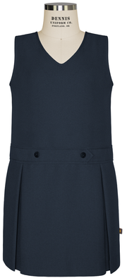 V-Neck Drop Waist Jumper