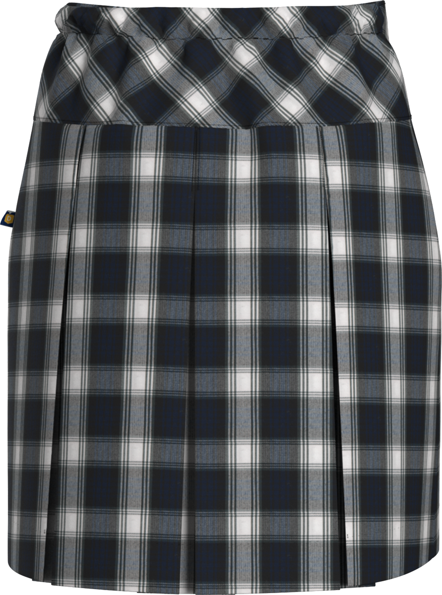 Drop Yoke Pleated Skirt