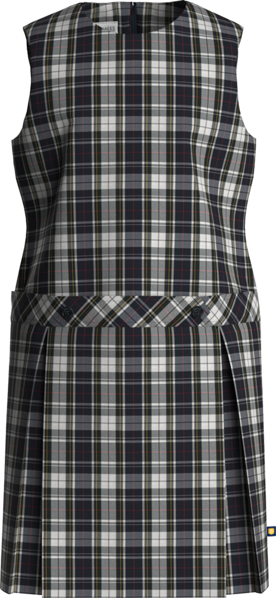 Jewel Neck Drop Waist Jumper