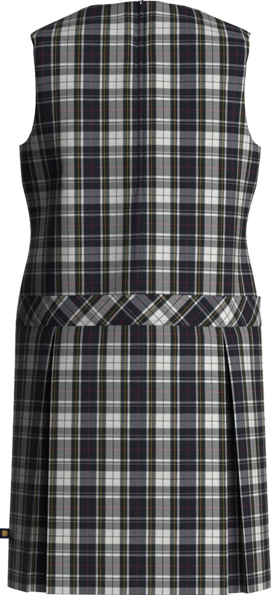 Jewel Neck Drop Waist Jumper