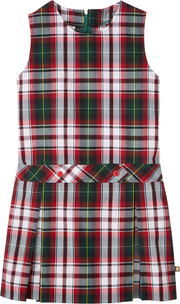 Jewel Neck Drop Waist Jumper