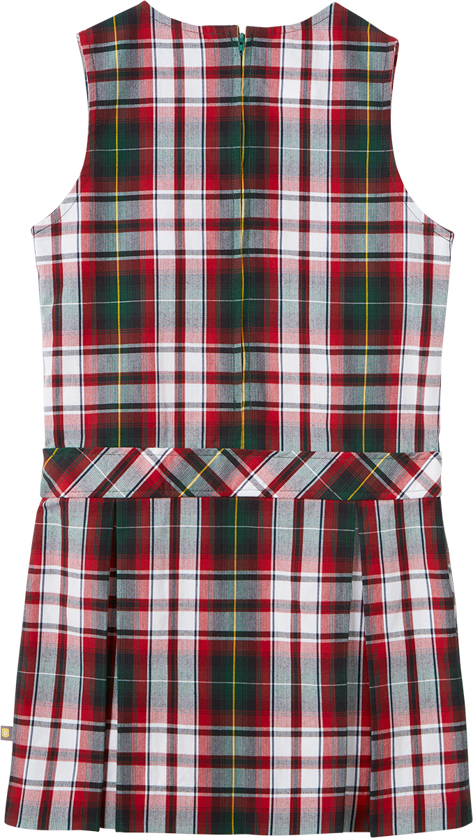 Jewel Neck Drop Waist Jumper