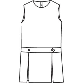Extra-Long V-Neck Drop Waist Jumper