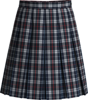 Stitched-Down Box Pleat Skirt