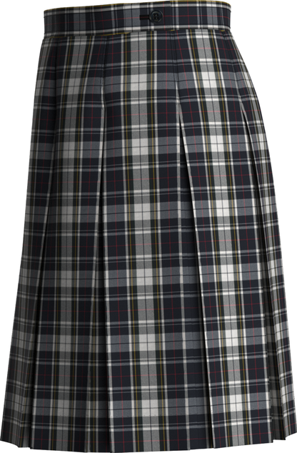Stitched-Down Box Pleat Skirt
