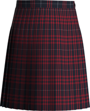 Stitched-Down Knife Pleat Skirt