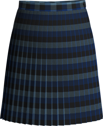 Stitched-Down Knife Pleat Skirt