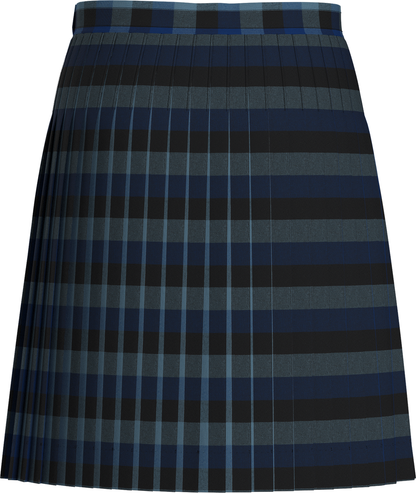 Stitched-Down Knife Pleat Skirt