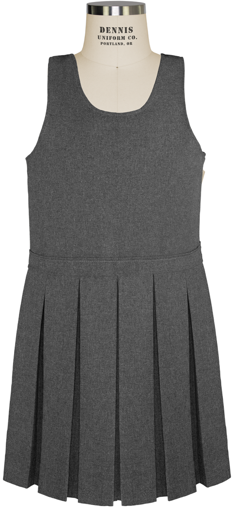 Scoop Neck Pleated Shift
