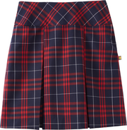 Drop Yoke Kick Pleat Skort