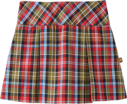 Drop Yoke Kick Pleat Skort