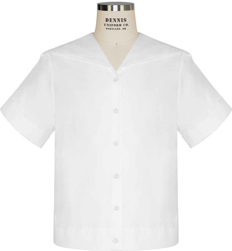 Short Sleeve Middy Blouse