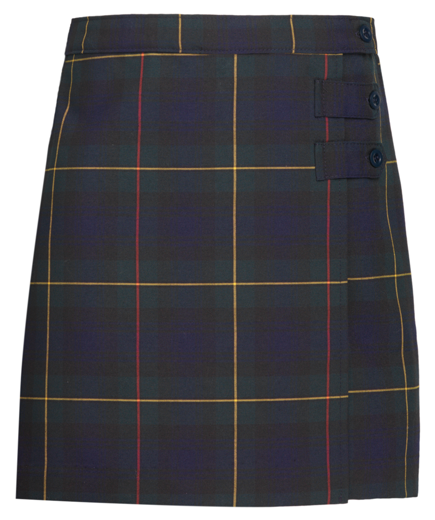 Double Tab Pleated Skort