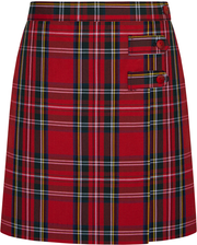 Double Tab Pleated Skort