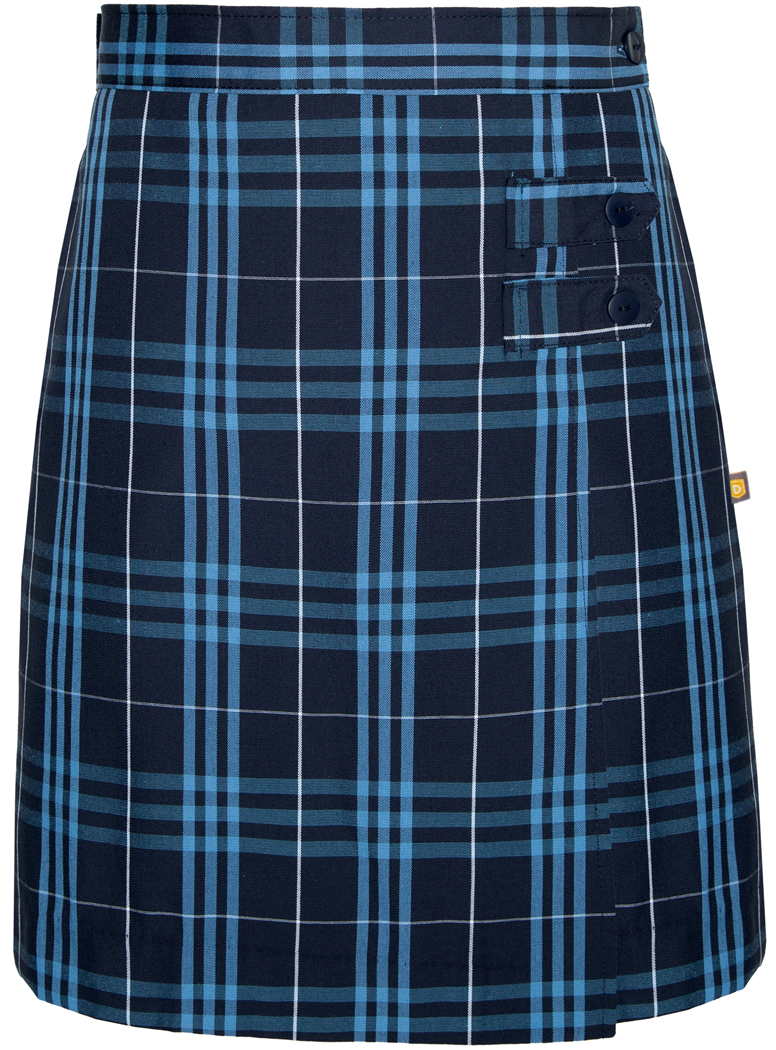 Double Tab Pleated Skort