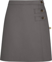 Double Tab Pleated Skort