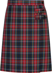 Long Double Tab Pleated Skort