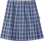 High Waist Box Pleat Skirt