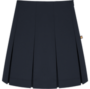High Waist Box Pleat Skirt