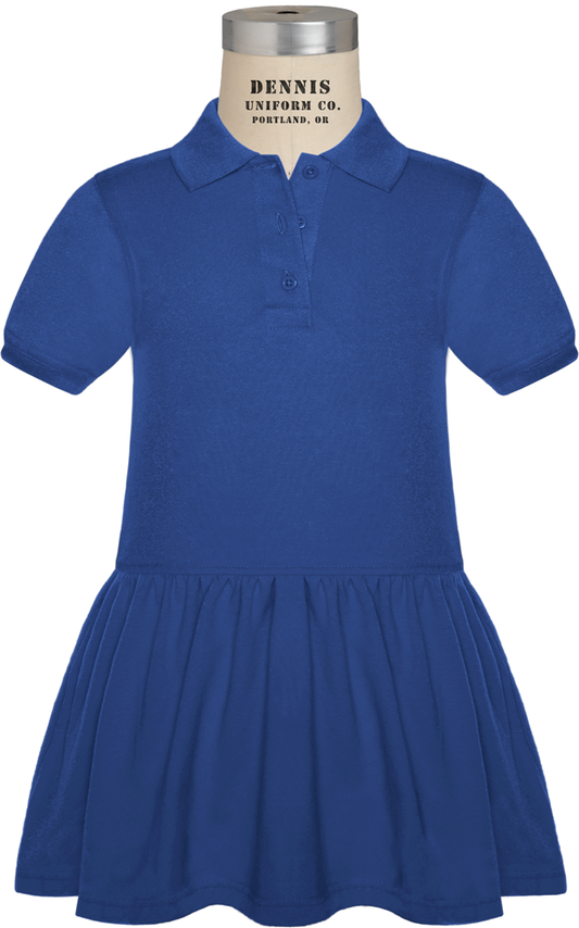 Short Sleeve Pique Polo Dress