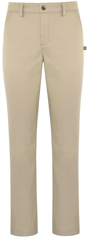 Mid-Rise Stretch Twill Tapered Leg Pants