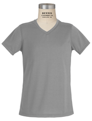 Moisture-Wicking Feminine Fit V-Neck Tech T-Shirt