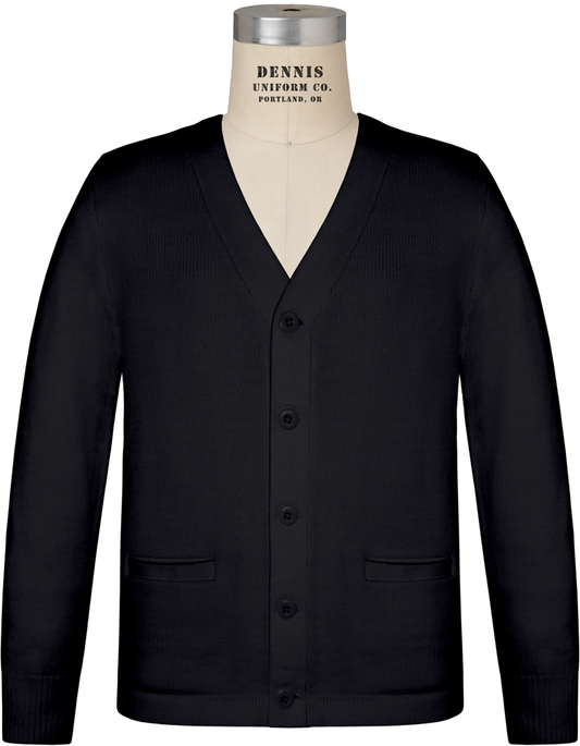 V-Neck Button-Front Cardigan