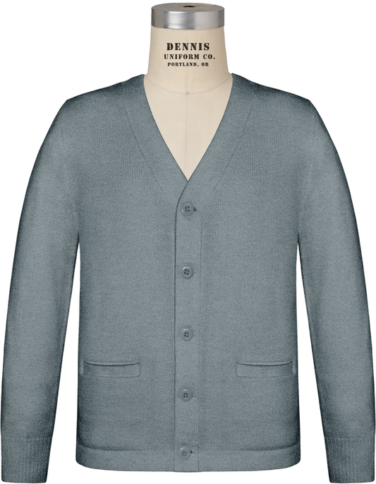V-Neck Button-Front Cardigan