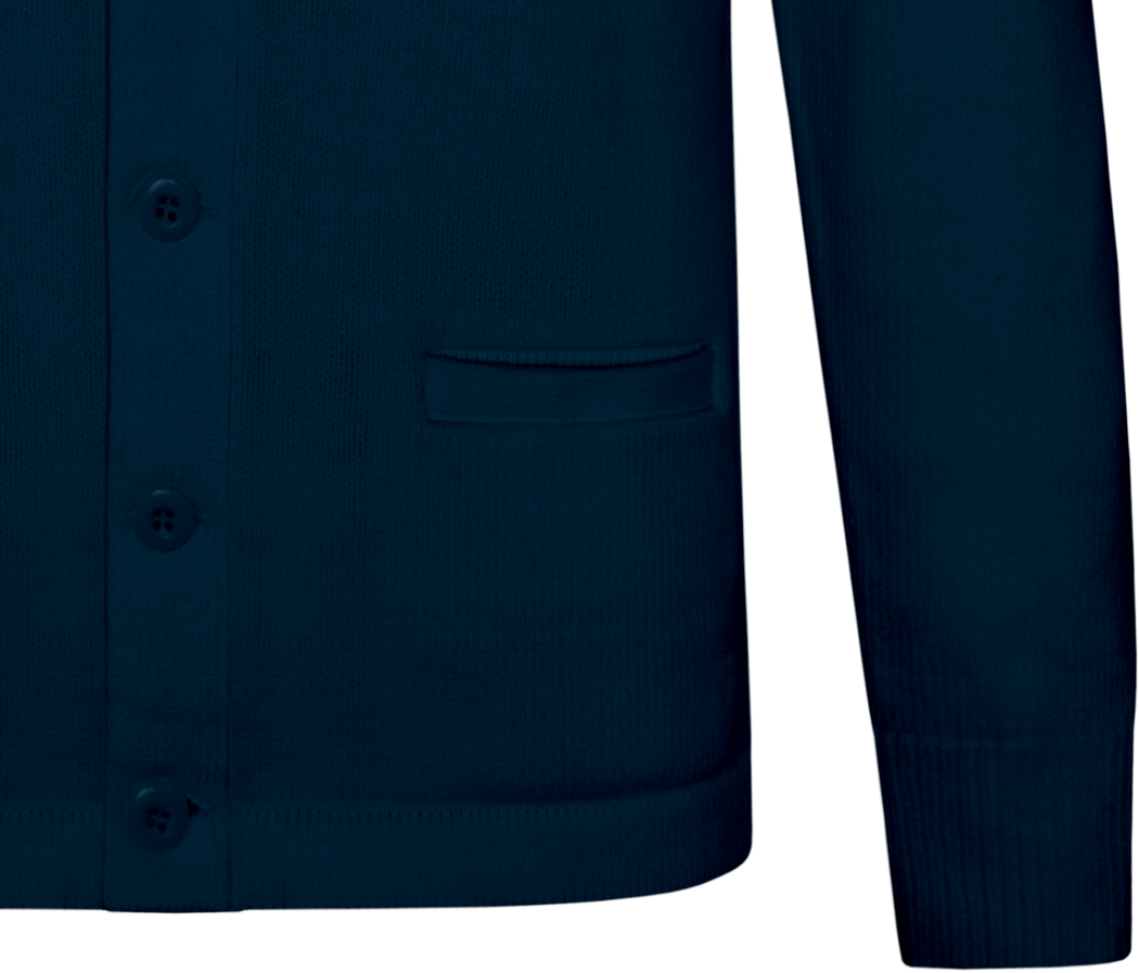 V-Neck Button-Front Cardigan