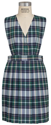 Single Button Knife Pleat Jumper