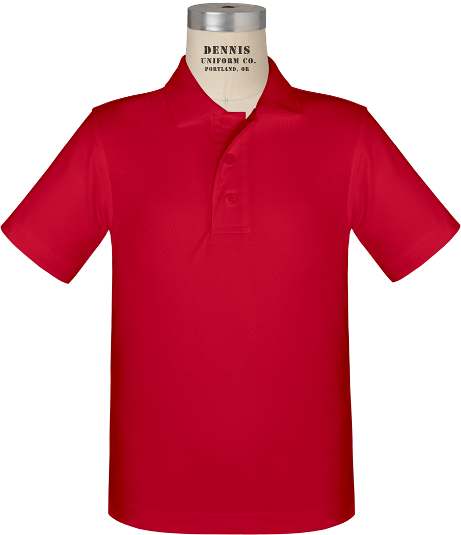 Short Sleeve Performance Polo - test two color, two alternating logos
