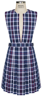 Split Front Knife and Box Pleat Jumper
