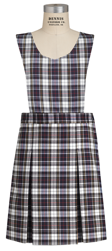 Bib Front Box Pleat Jumper