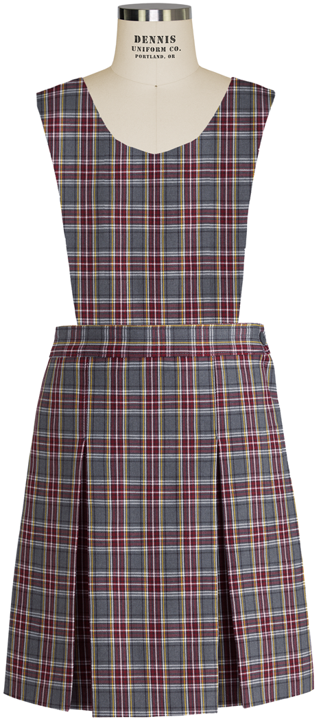 Bib Front Box Pleat Jumper