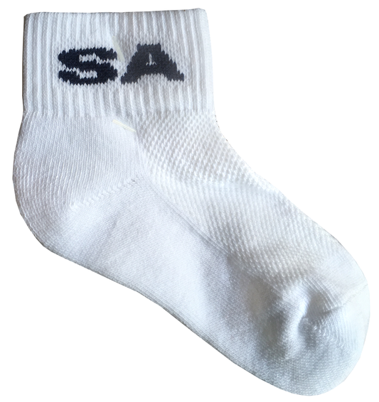 Custom Knit School Logo Ankle Socks - 3 Pack