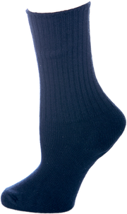 Ribbed Crew Socks