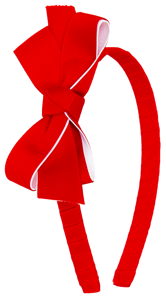 Headband with Two Color Bow