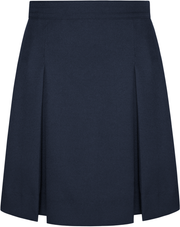 Stitched-Down Box Pleat Skirt