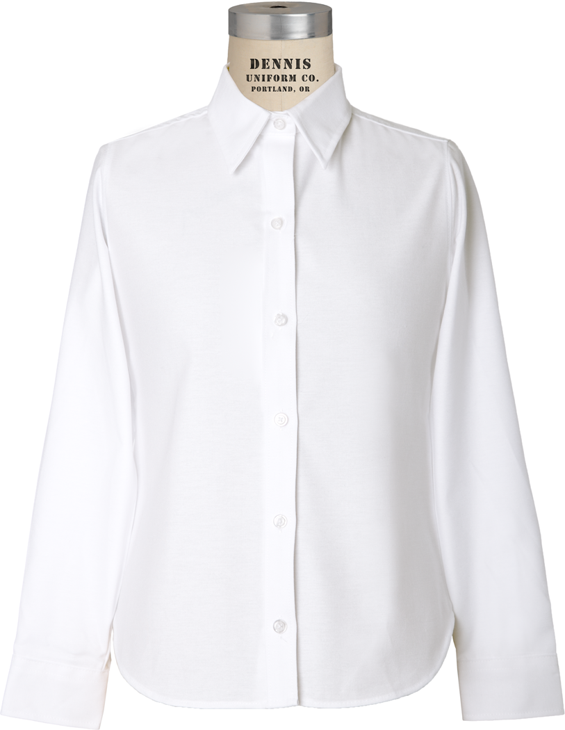Long Sleeve Oxford Blouse