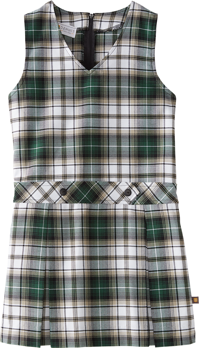 V-Neck Box Pleat Jumper