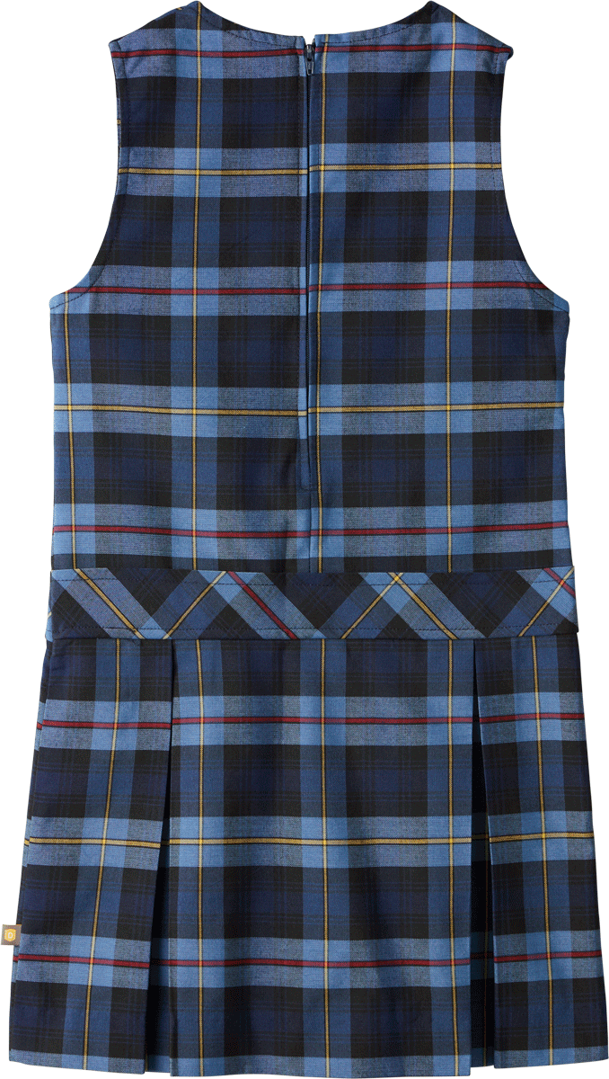 Jewel Neck Drop Waist Jumper