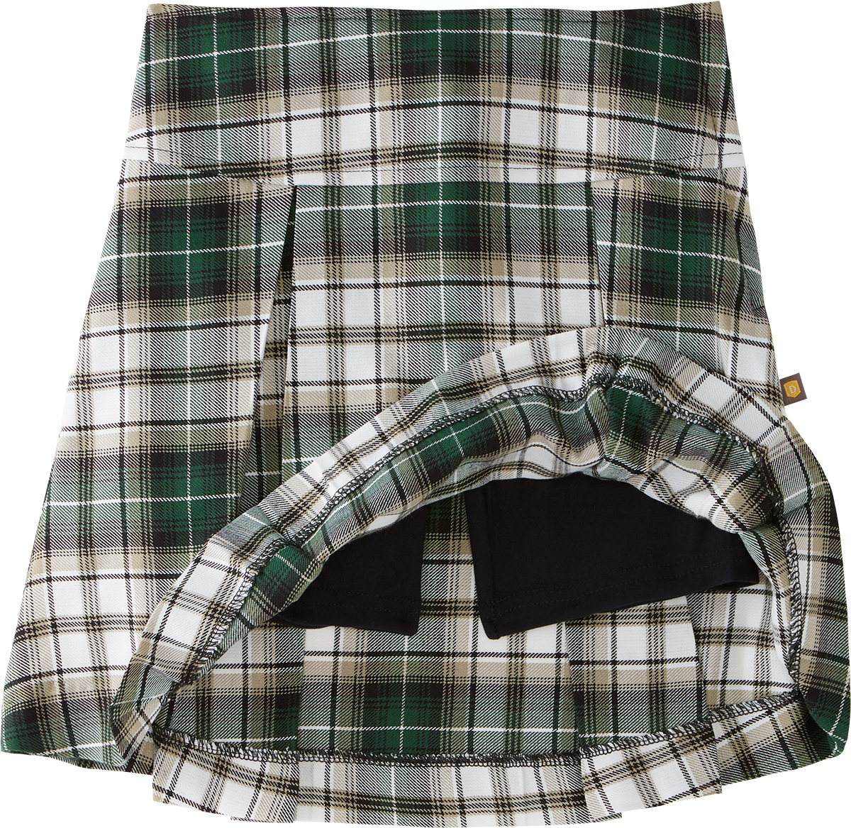 Drop Yoke Pleated Skort